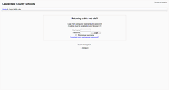 Desktop Screenshot of moodle2.lcschools.org