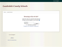 Tablet Screenshot of moodle2.lcschools.org